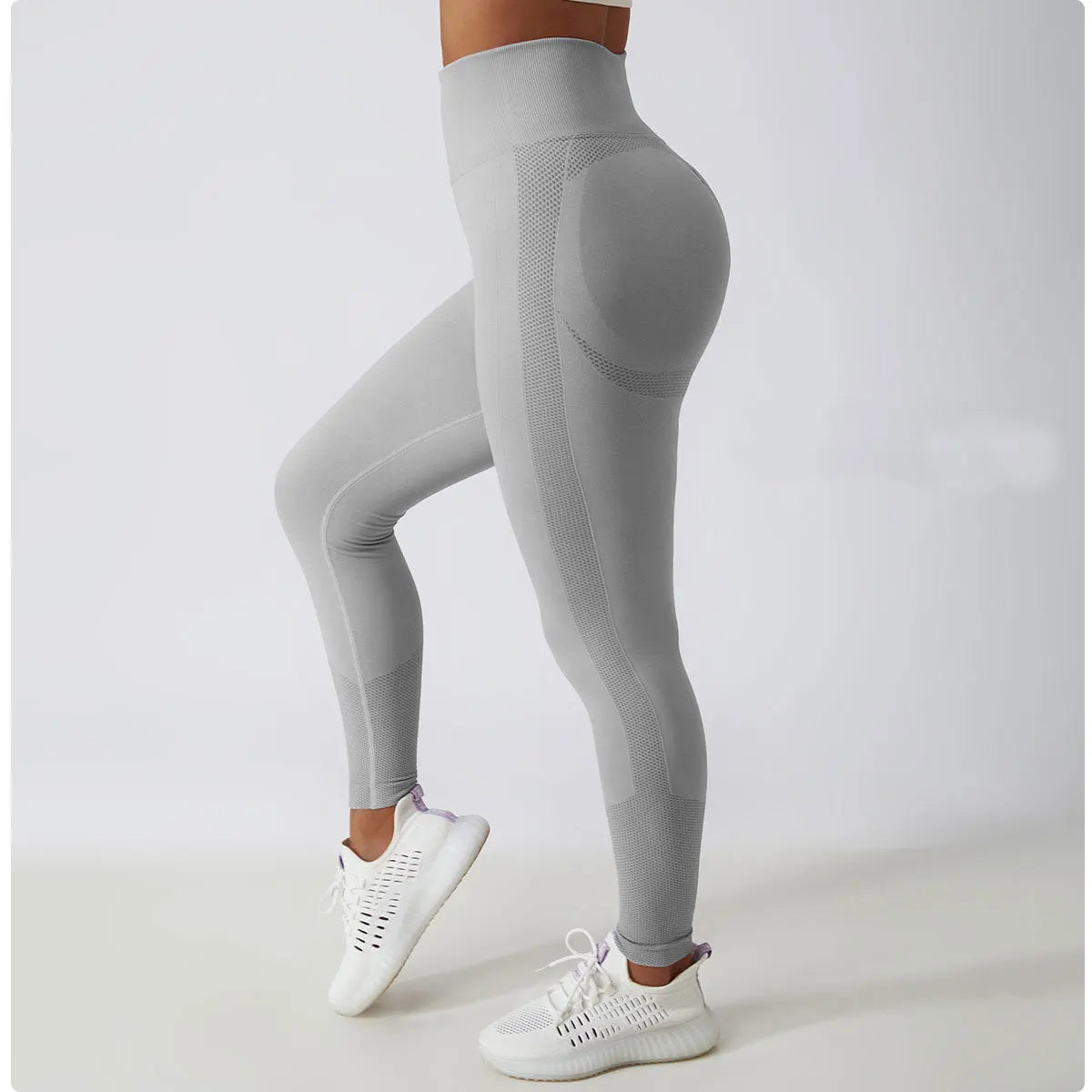 Women's Ribbed Seamless Yoga Pants High Waist Gym Leggings Sports Fitness Legging Running Tights The Clothing Company Sydney