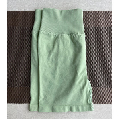 Solid Seamless Half Pants Women Soft  Fitness Outfits Yoga Gym Running Bike Wear Bicycle Skorts The Clothing Company Sydney