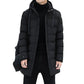 Men's Winter Warm Long Outwear Hooded Thicken Mid-length Hooded Warm Coat Puffer Jacket Fashion Parka Overcoat