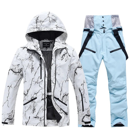 2 Piece Jacket Pants Ski Suit Sets Waterproof Snow Costume Ski Jacket and Pant Set Outdoor Clothing Snowboarding Set The Clothing Company Sydney