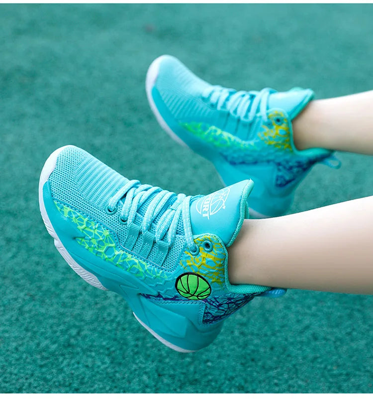 Kids Children's Sports Boys Girls Running Casual Outdoor Breathable Mesh Wear-Resistant Sneakers Basketball shoes. The Clothing Company Sydney