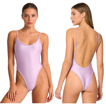 Women's One-piece Swimsuit Micro Bikini Bathing Suit Beachwear Sleeveless Bodysuit Swimwear