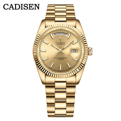Cadisen DD40 Mens Luxury Automatic AR Sapphire Glass Mechanical Wristwatch 10Bar Miyota 8285 Movt Watch - The Clothing Company Sydney