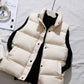 Women's Winter Warm Cotton Padded Puffer Vests Sleeveless Parkas Jacket The Clothing Company Sydney