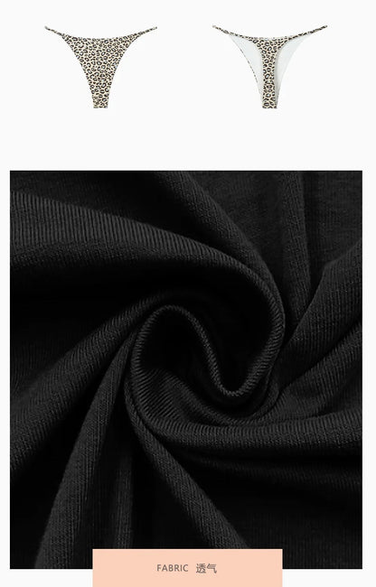 Low Waist Cotton Thong Women Panties Briefs T-back Bikini Underwear Seamless G String Sports Lingerie