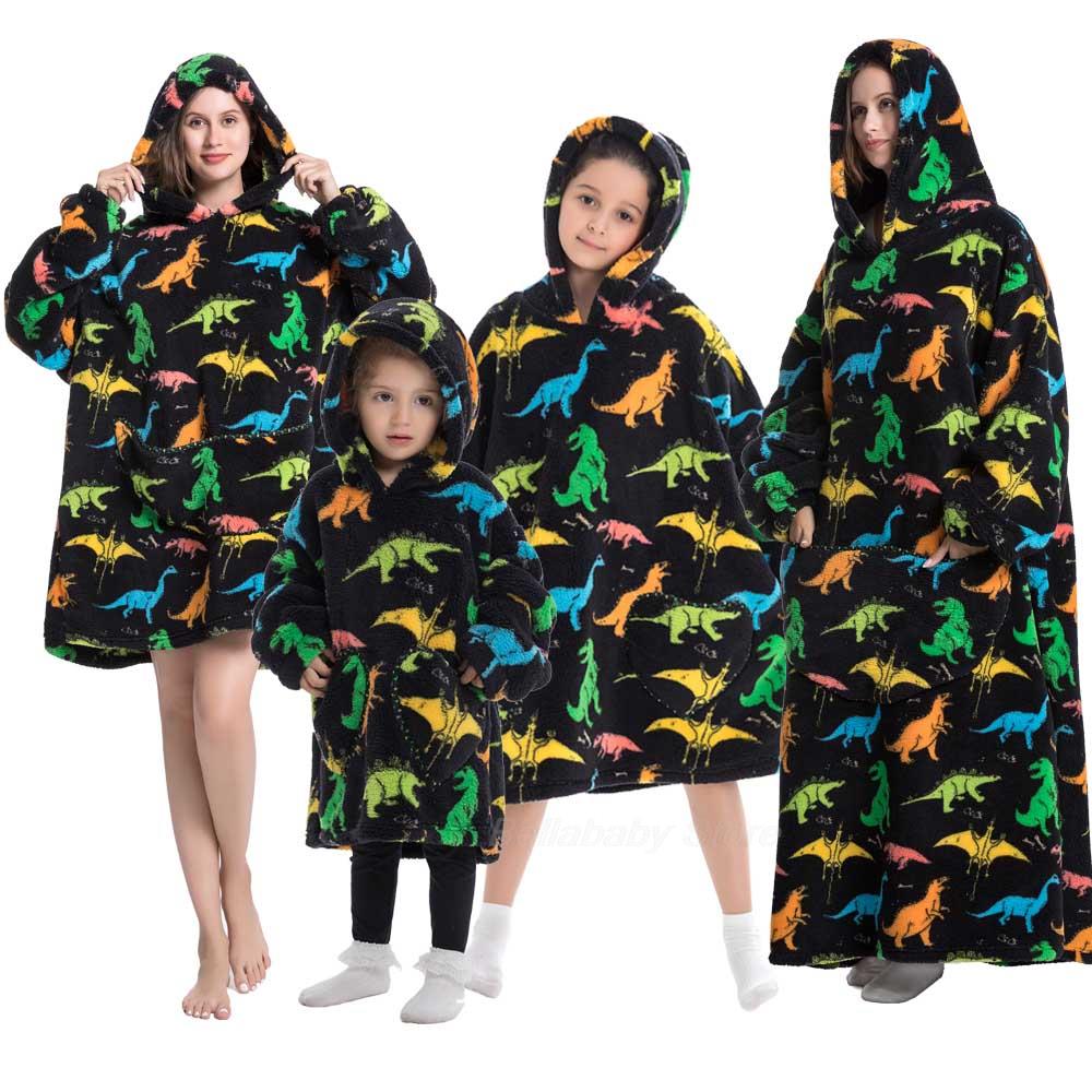 Family Hoodie Blanket for Winter Large Oversize Hoodie for Adult and Child Wearable Hooded Blanket The Clothing Company Sydney