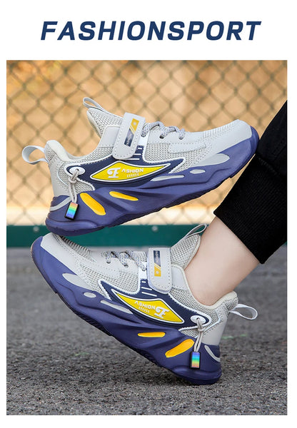 Kids Children Boys Mesh Sports Running Shoes Breathable Non-slip For Girls Casual Running Walking Sneakers