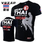 Men's Women's Kids Muay Thai T Shirt Running Fitness Sports Short Sleeve Outdoor Boxing Wrestling Tracksuits Summer Breathable Quick Dry Tees The Clothing Company Sydney