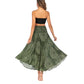 Bohemian Fashion Skirts Woman Long Boho Floral Elastic Waist Women's Skirt