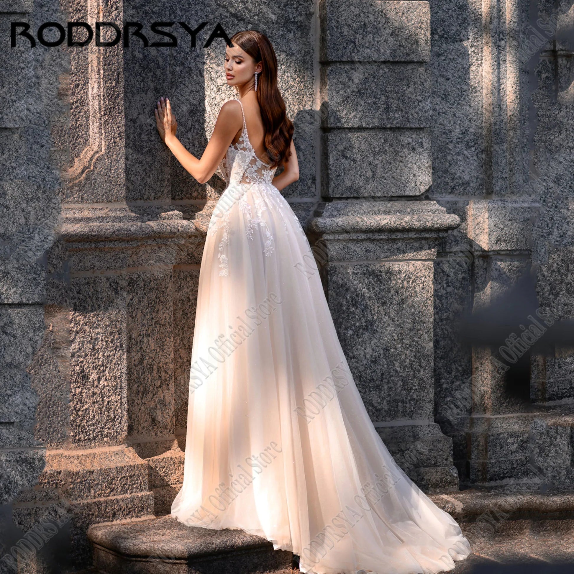 Boho Lace Applique A Line Wedding Dresses Side Split Backless Spaghett The Clothing Company Sydney Boho Lace Applique A Line Wedding Dresses Side Split Backless Spaghett The Clothing Company Sydney