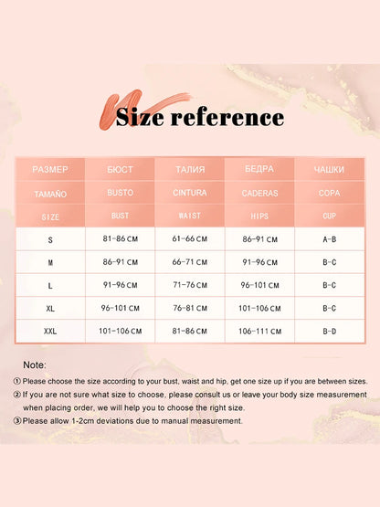 2 Piece Triangle Micro Thongs Swimsuit Bathing Suit Bandage Beachwear Print Swimwear Thong Bikini Set