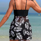 2 Piece Short Dress Tankini With Shorts Swimsuit Women's Swimwear Padded Printed Bathing Swim Suit Swimming Beachwear The Clothing Company Sydney