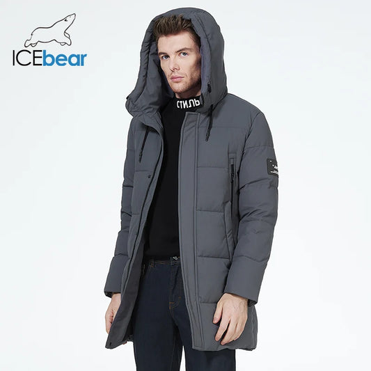 Men's winter jackets for men casual cotton coat mid-length Puffer Parkas The Clothing Company Sydney