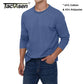 Long Sleeve Cotton T-shirt Mens Breathable Moisture Absorbing Casual T-shirt Spring Pullover Crew Neck Basic Tee Top The Clothing Company Sydney