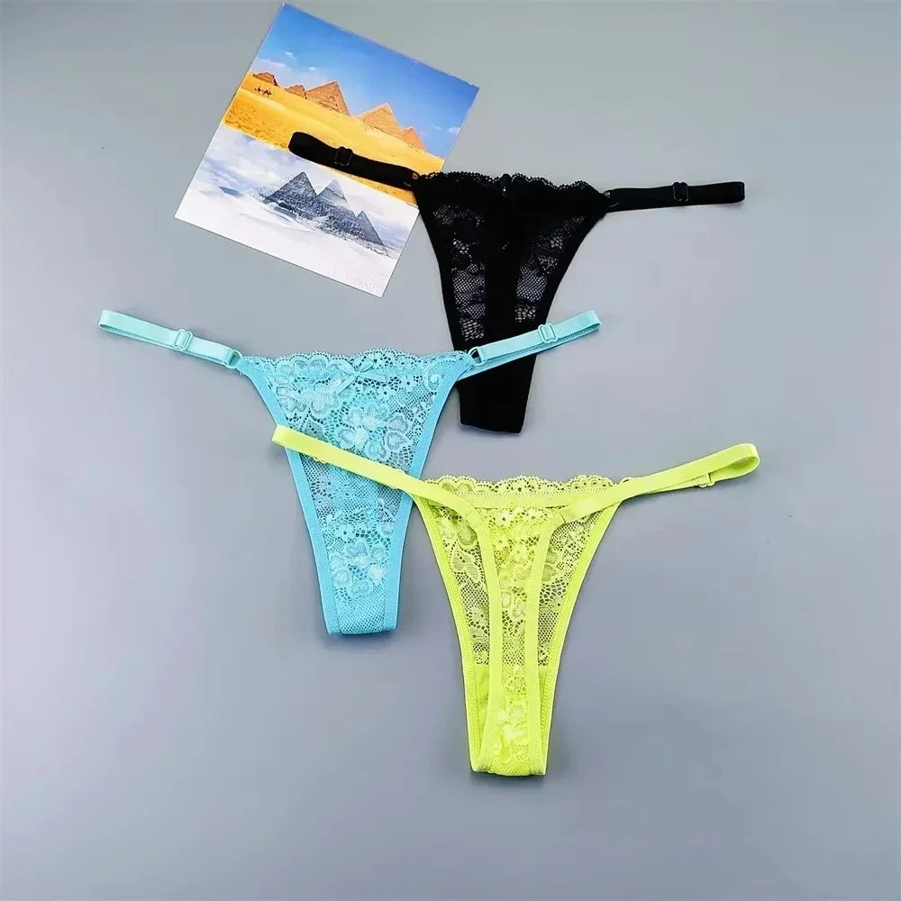 3 Pack Thongs Underwear Lace G-String Panties Low Waist Plus Size Briefs The Clothing Company Sydney