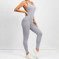 One Piece Backless Bodycon Scrunch Jumpsuit Women Dance Fitness Overalls Push Up Sleeveless Yoga Sport Jump Suit The Clothing Company Sydney