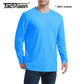 TACVASEN Long Sleeve Cotton T-shirt Mens Breathable Moisture Wicking Casual T-shirt Spring Pullover Crew Neck Basic Tee Tops Man The Clothing Company Sydney