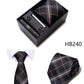 4 Piece Tie Handkerchief Cufflink Set For Men Necktie Holiday Gift Box Blue Gold Suit Accessories Slim Wedding Set The Clothing Company Sydney