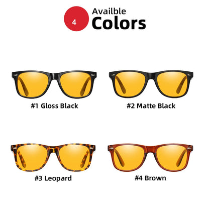 Night Vision Blue Light Blocking Glasses Men Square Computer Eye Protection Eyeglasses Gaming Women Orange Eyewear The Clothing Company Sydney