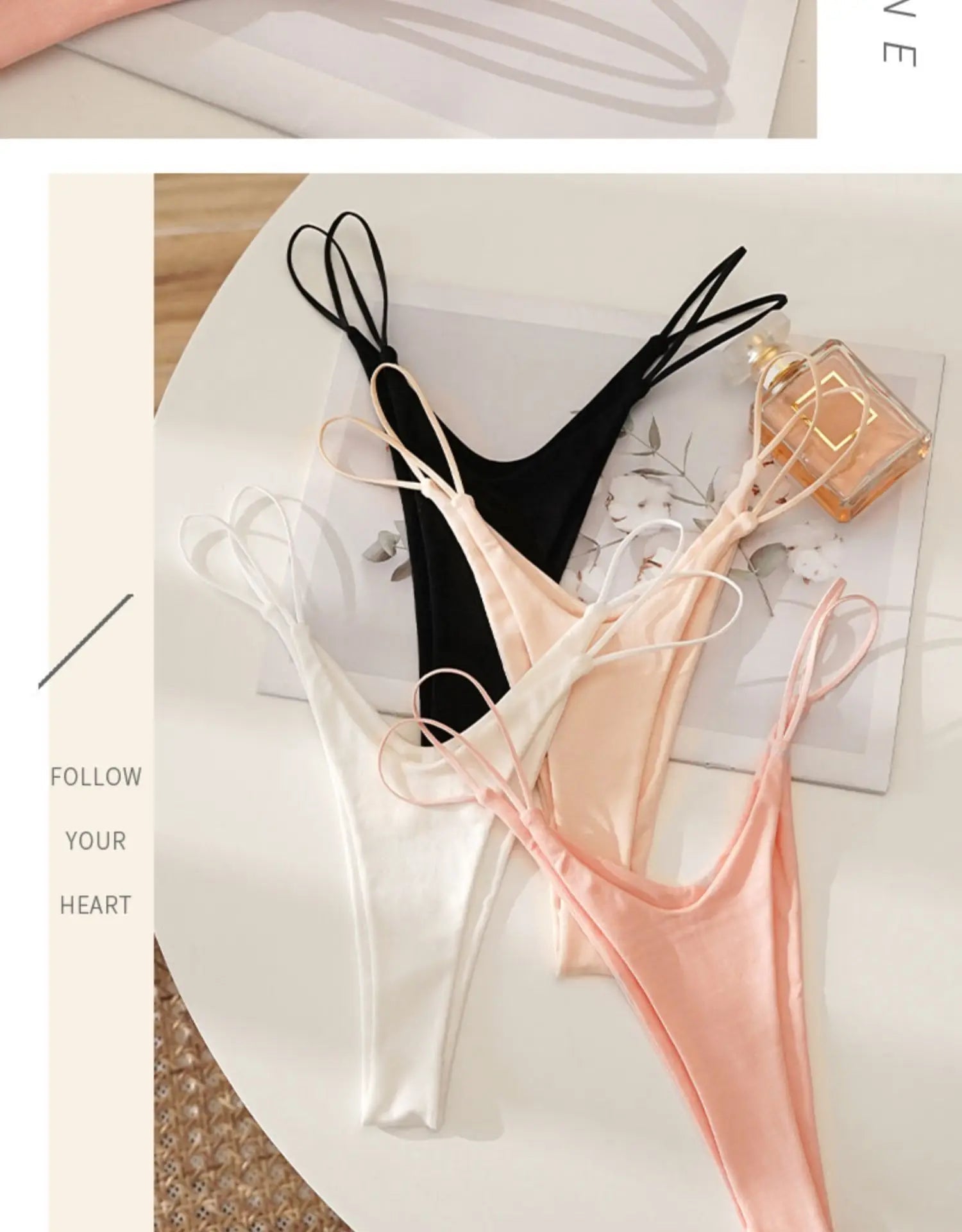 Women's Temptation G-string Gym Sport Thong Solid Color Comfortable Panties Soft Cotton Underwear The Clothing Company Sydney