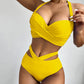 Print Plus Size Swimwear Swimsuits Beach Wear Summer Two-Piece Bathing Suit Pool Women's Swimming Suit