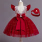 Cute Baby Girl's Tutu Dress Embroidery Lace Flower Princess Gown Birthday Party Newborn Formal Dress