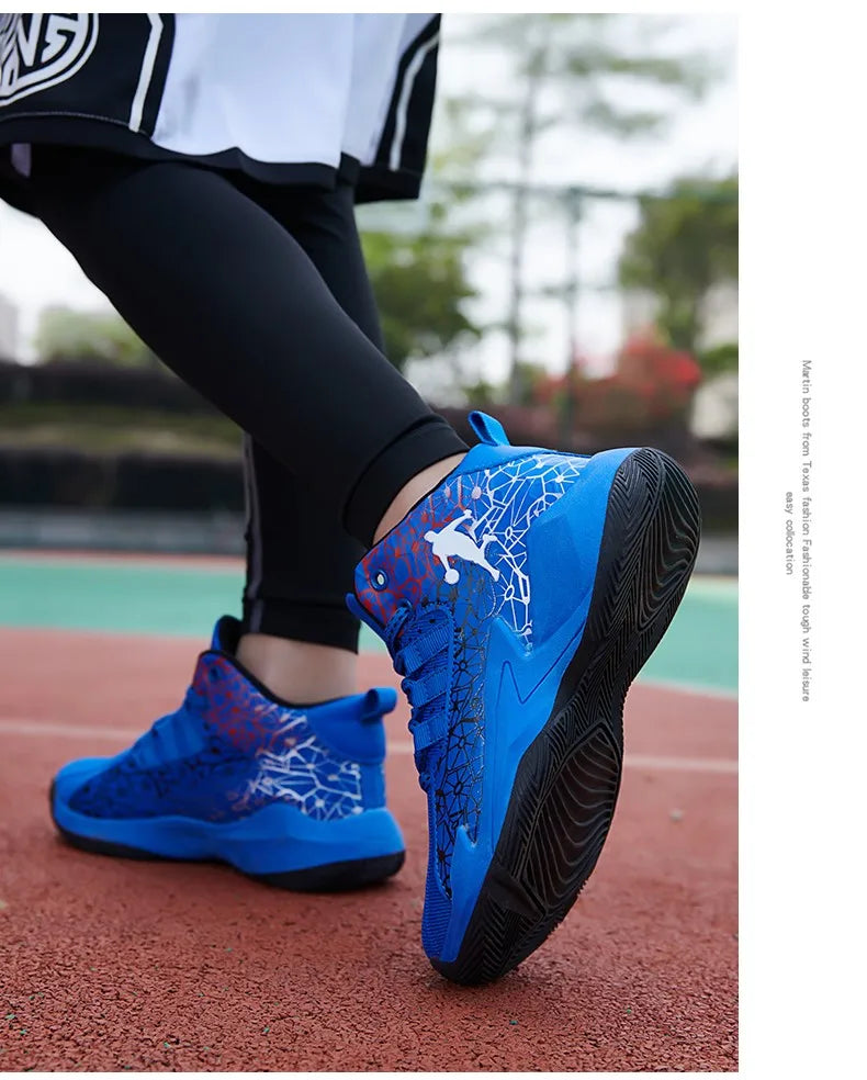 Kids Children‘s Basketball Shoes Non-slip Breathable Basketball Training Sneakers Lace-up Boys Girls Basketball Boots Athletic Shoes The Clothing Company Sydney