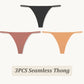 3 Pack Seamless Thong Women Thin Strap Low Waist High Flexibility Panties Briefs T-back Comfortable Underwear The Clothing Company Sydney