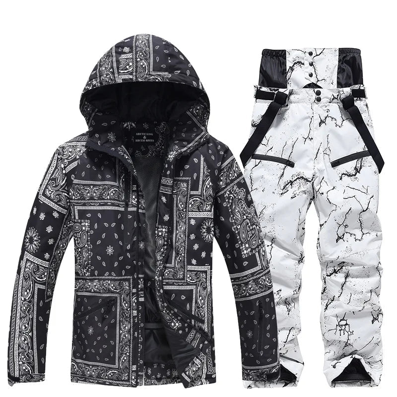 2 Piece Jacket Pants Ski Suit Sets Waterproof Snow Costume Ski Jacket and Pant Set Outdoor Clothing Snowboarding Set The Clothing Company Sydney