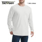 TACVASEN Long Sleeve Cotton T-shirt Mens Breathable Moisture Wicking Casual T-shirt Spring Pullover Crew Neck Basic Tee Tops Man The Clothing Company Sydney