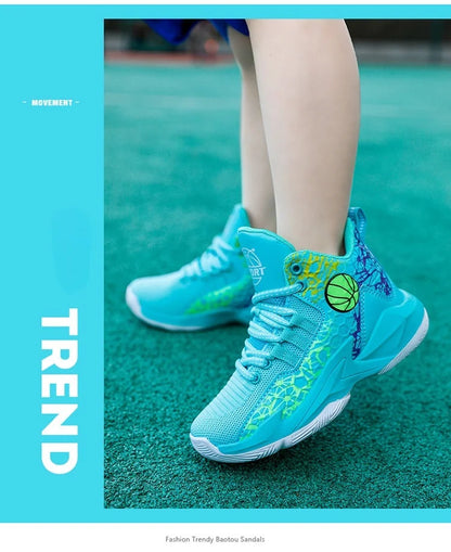 Kids Children's Sports Boys Girls Running Casual Outdoor Breathable Mesh Wear-Resistant Sneakers Basketball shoes. The Clothing Company Sydney