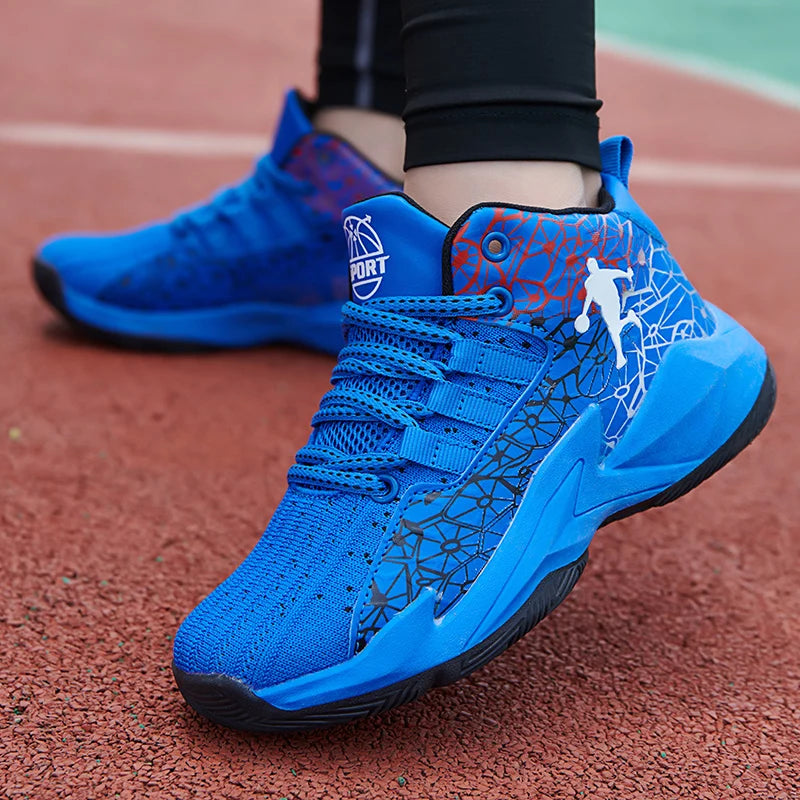 Kids Children‘s Basketball Shoes Non-slip Breathable Basketball Training Sneakers Lace-up Boys Girls Basketball Boots Athletic Shoes The Clothing Company Sydney