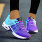 Women's Vulcanized Shoes Platform Casual Sneakers Shoes Flats Mesh Breathable Running Summer Sports Tennis Shoes