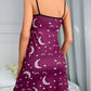 Women's Printed Spaghetti Strap Short Mini Nightwear Nightgown Dress The Clothing Company Sydney