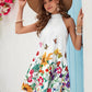 Floral Print Round Neck Sleeveless Summer Dress The Clothing Company Sydney