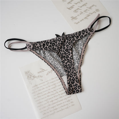 Buy Womens Elegant Double Strip Leopard G-string Thong Panty (beige) Online  at desertcartEcuador