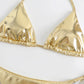 2 Piece Shiny Triangle Micro Thong Bikinis Sets Swimsuit Mini Swimwear Bathing Swiming Suits