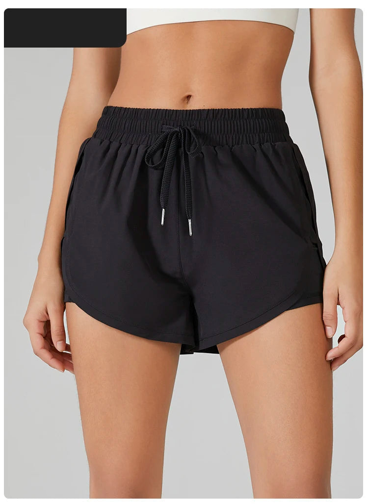 Women's Yoga Shorts Fitness Elastic Running Workout Ladies Gym Sport Inner Layer Shorts Fitness Sportwear The Clothing Company Sydney