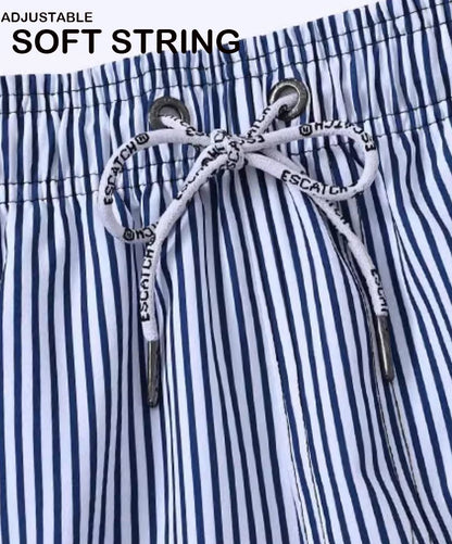 Summer Mens Shorts Polyester Gym Breathable Mesh Liner Elastic Waist Side Pocket Beach Board Shorts - The Clothing Company Sydney