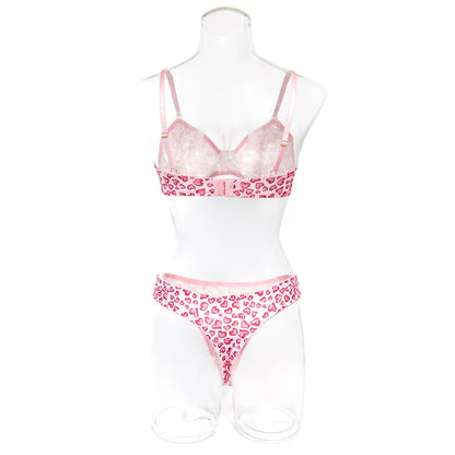 Knitted Lingerie 2 Piece Set Fashion Flower Printing Push Up Bras And Panties Suits Outfits The Clothing Company Sydney