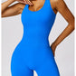 Seamless Gym Sport Jumpsuit Women Sportswear Hollow Backless Scrunch Fitness Overalls Push Up One Pieces Outfit Yoga Wear The Clothing Company Sydney