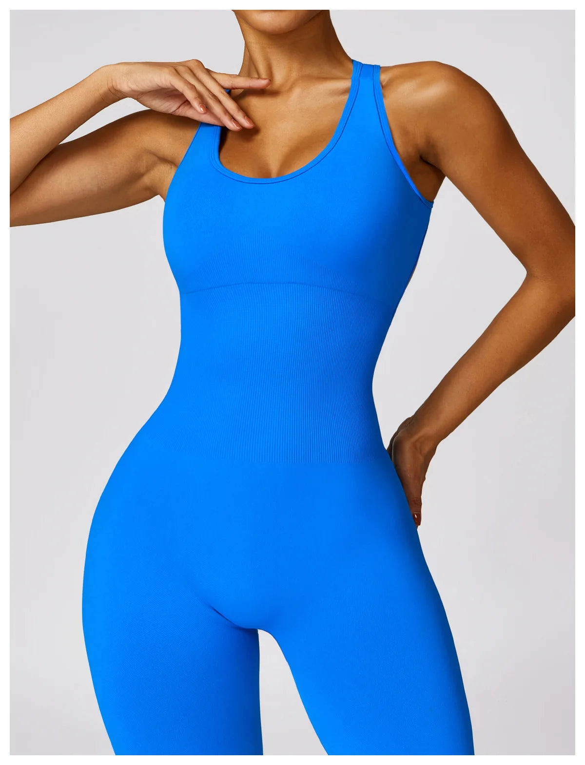 Seamless Gym Sport Jumpsuit Women Sportswear Hollow Backless Scrunch Fitness Overalls Push Up One Pieces Outfit Yoga Wear The Clothing Company Sydney