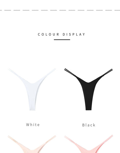 Women's Temptation G-string Gym Sport Thong Solid Color Comfortable Panties Soft Cotton Underwear The Clothing Company Sydney