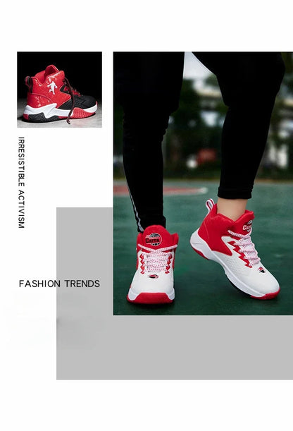 Kids Basketball Shoes – Breathable Non-Slip Sneakers The Clothing Company Sydney