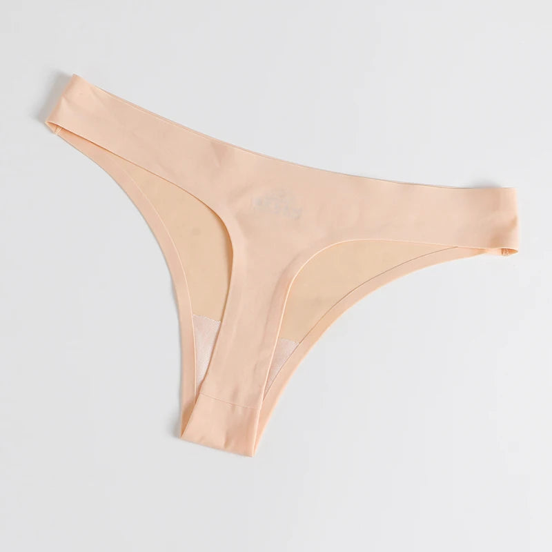 Women's Thongs Panties Traceless Soft Ice Silk Breathable G-String Lingerie Underwear The Clothing Company Sydney