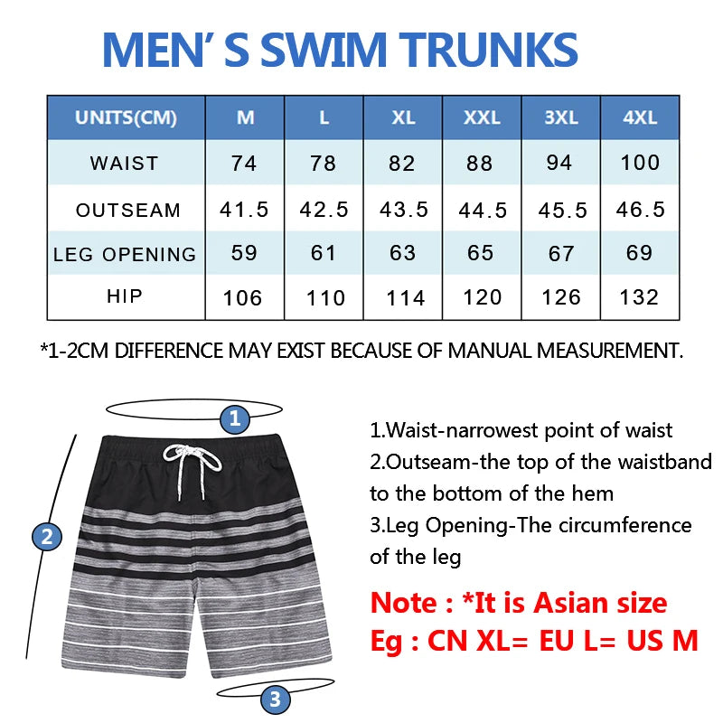 Summer Mens Shorts Fashion Dry Board Shorts Male Sport Gym Swimsuit Surf Swim Trunks The Clothing Company Sydney