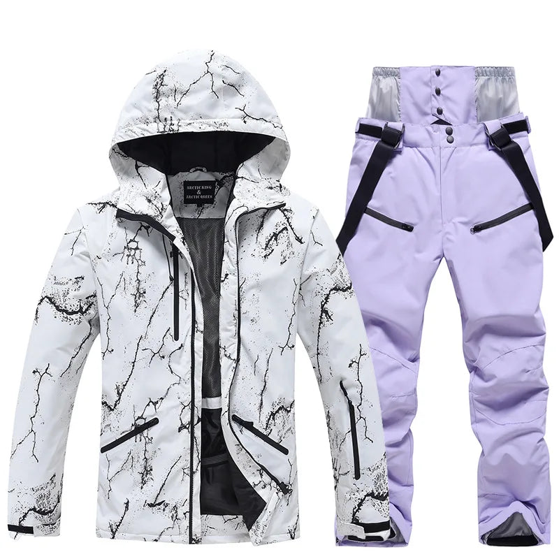 2 Piece Jacket Pants Ski Suit Sets Waterproof Snow Costume Ski Jacket and Pant Set Outdoor Clothing Snowboarding Set The Clothing Company Sydney