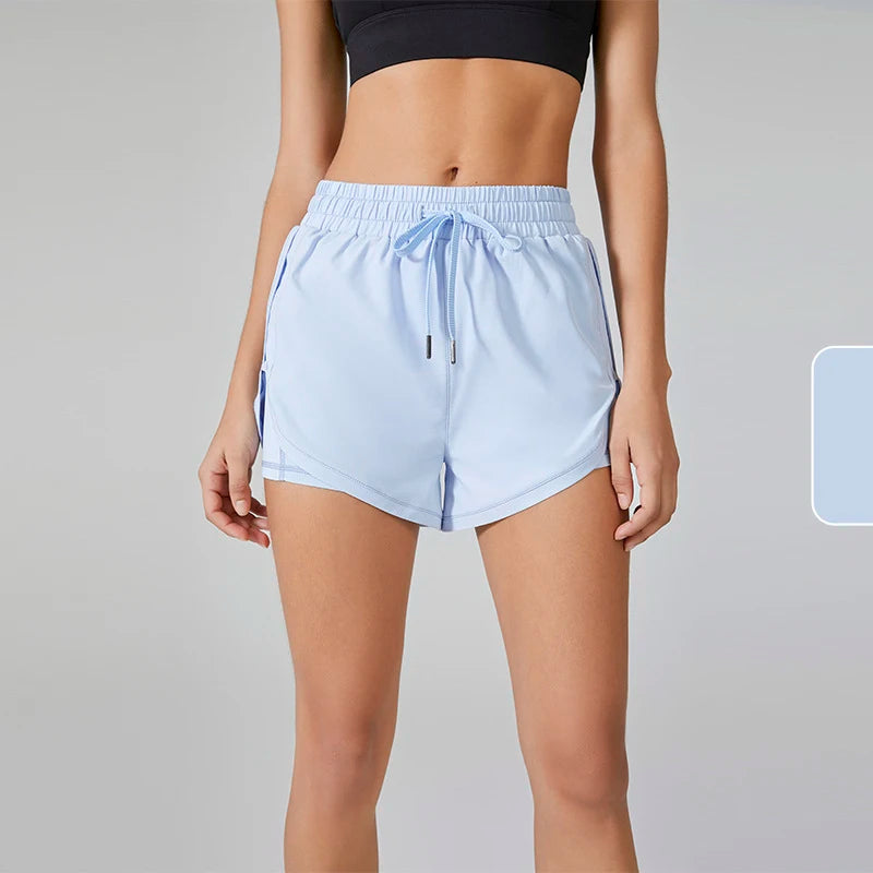 Women's Yoga Shorts Fitness Elastic Running Workout Ladies Gym Sport Inner Layer Shorts Fitness Sportwear