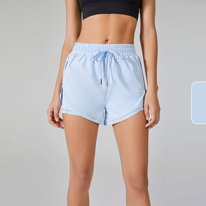 Women's Yoga Shorts Fitness Elastic Running Workout Ladies Gym Sport Inner Layer Shorts Fitness Sportwear