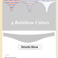 4 Piece Set Women's Cotton Colourful Stripe Panties Underwear G-Strings Rainbow Thongs Female Soft Breathable Intimates Lingerie The Clothing Company Sydney